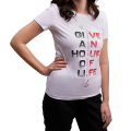 Camiseta FitLine Share Your Love 2024 blanco, Mujer